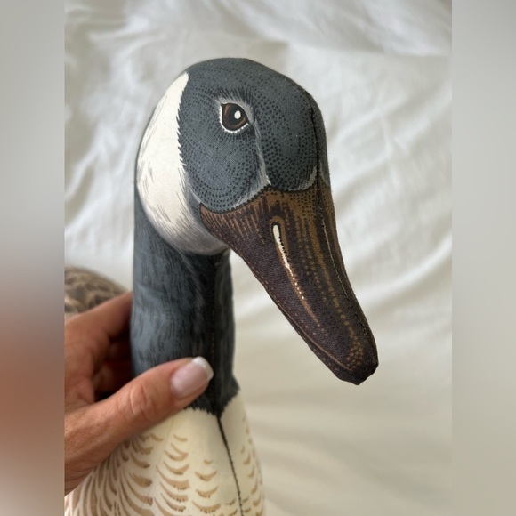 Vintage Canada Goose Plush Stuffed Animal Pillow | Folk Art | Door Stop - Picture 4 of 8